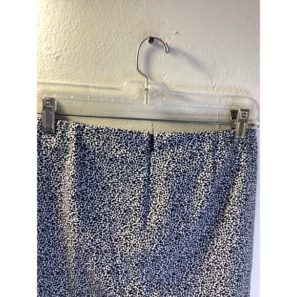 Rag & Bone Black White Print Leopard Slim Ankle Flat Front Pencil Pants 8 Cute! - Picture 6 of 6